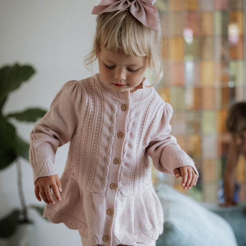 Fliink | Alilly Cardigan | Peach Whip - Eli & Friends