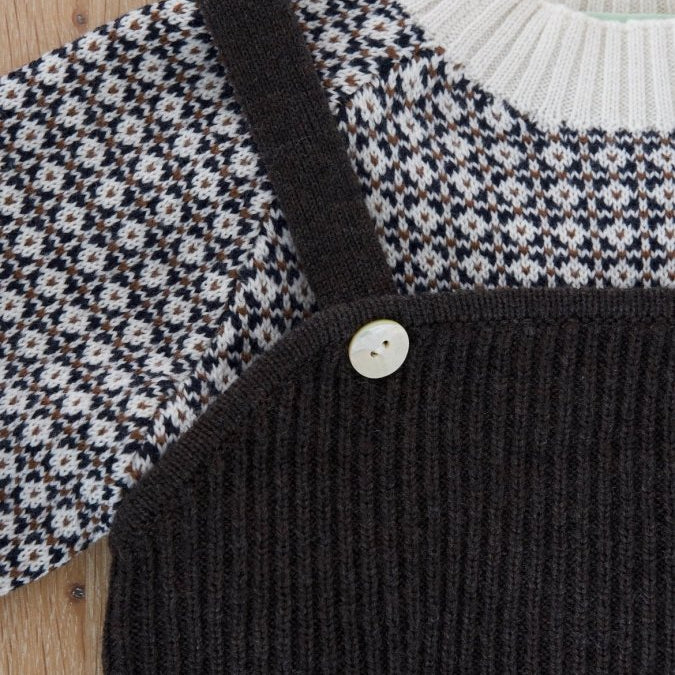 FUB | Baby Overalls | Chocolate - Eli & Friends