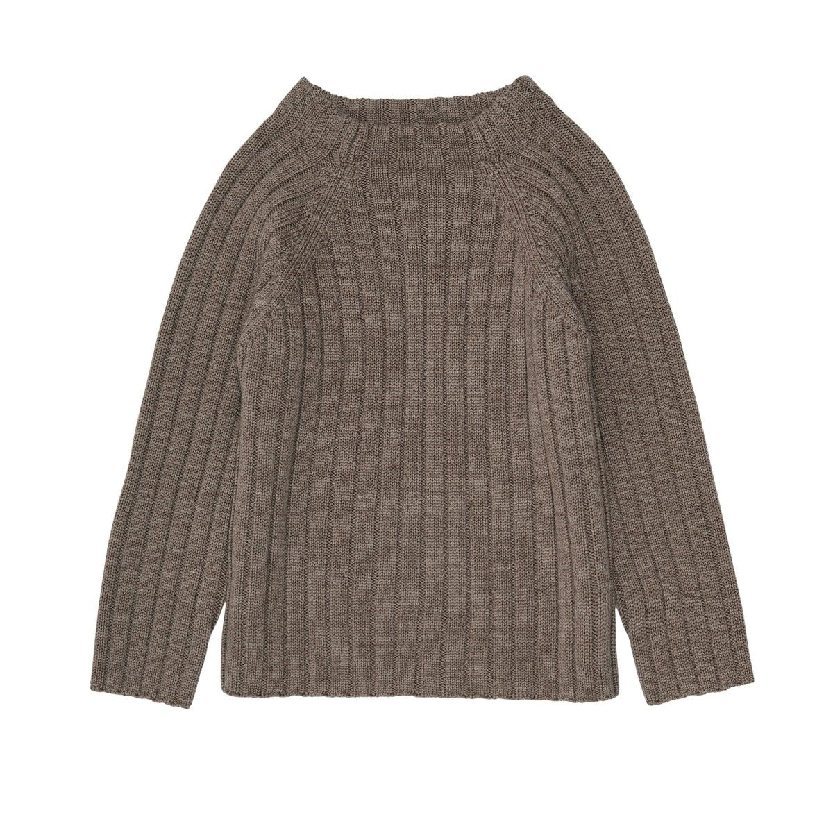 FUB | Højhalset Sweater | Beige Melange - Eli & Friends