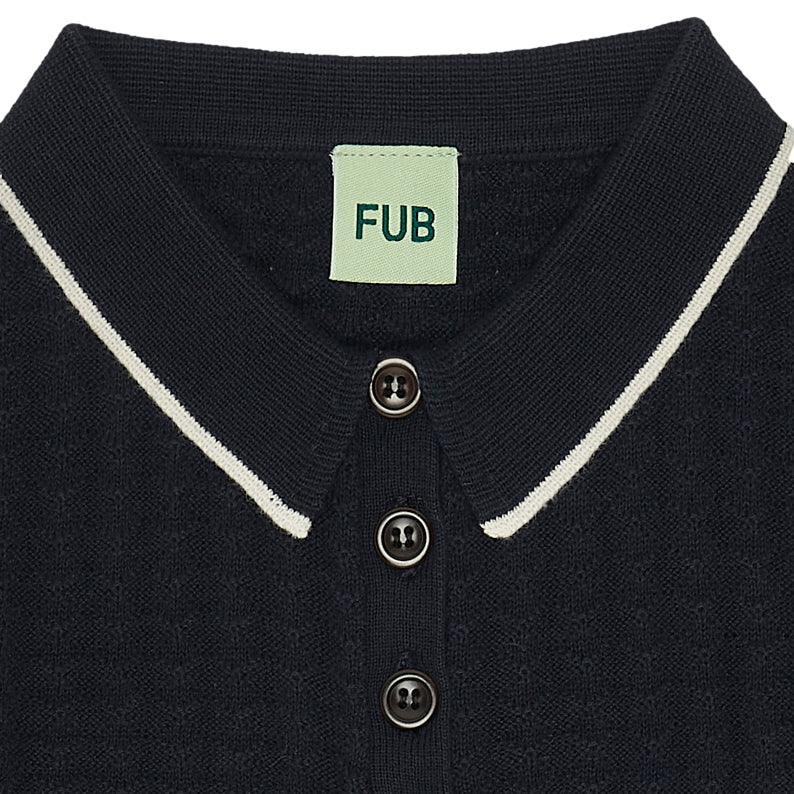 FUB | Long Sleeve Polo | Dark Navy - Eli & Friends
