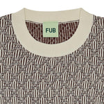FUB | T-shirt Harlekin | Ecru / Maroon - Eli & Friends