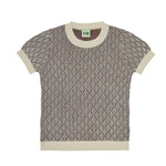 FUB | T-shirt Harlekin | Ecru / Maroon - Eli & Friends