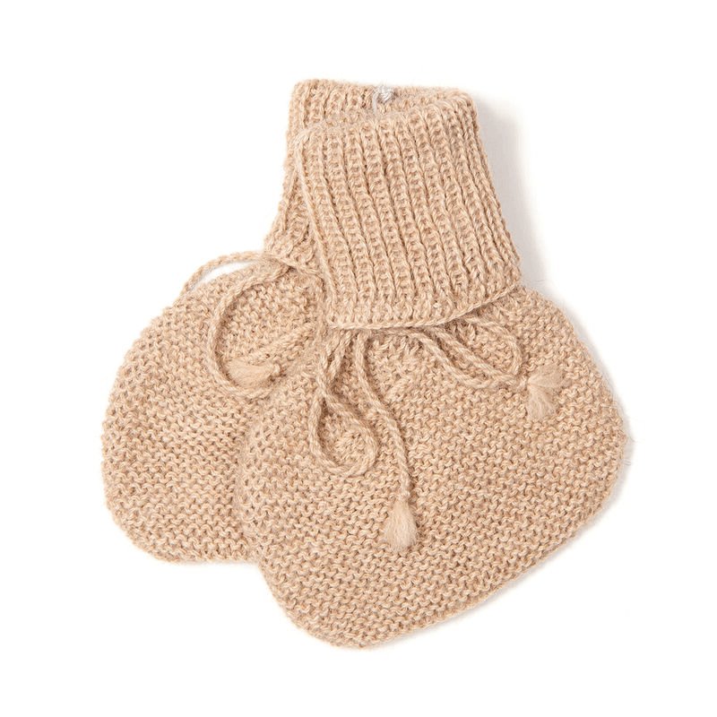 Huttelihut | Baby Futter I Alpaca Uld | Camel - Eli & Friends