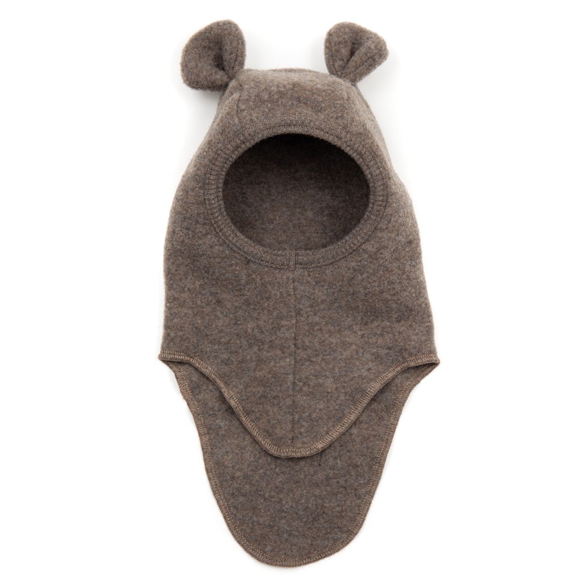 Huttelihut | Balaclava Ears Soft Wool Fleece | Coca Brown - Eli & Friends