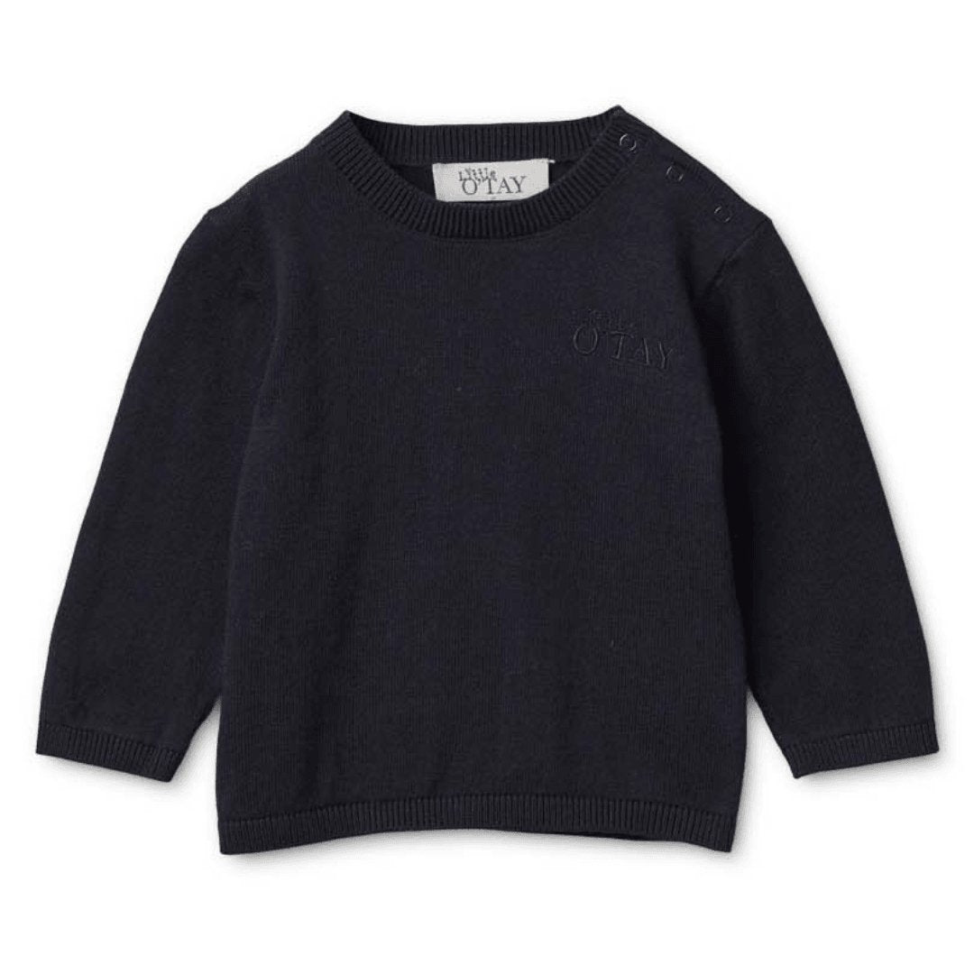 Little O'tay | Antonie Bluse Solid | Navy - Eli & Friends