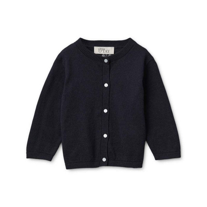 Little O'tay | Atlas Cardigan Solid | Navy - Eli & Friends