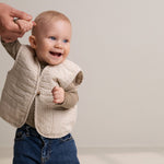 MarMar Copenhagen | Jeva Vest | Grey Sand Gingham - Eli & Friends