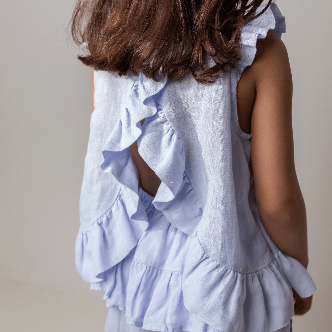 MarMar Copenhagen | Top Tawny | Blue Mist - Eli & Friends