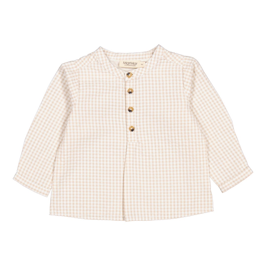 MarMar Copenhagen | Totoro, Skjorte | Grey Sand Gingham - Eli & Friends