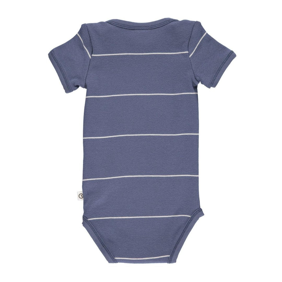 Müsli | Body Stripe Rib s/s | Indigo - Eli & Friends