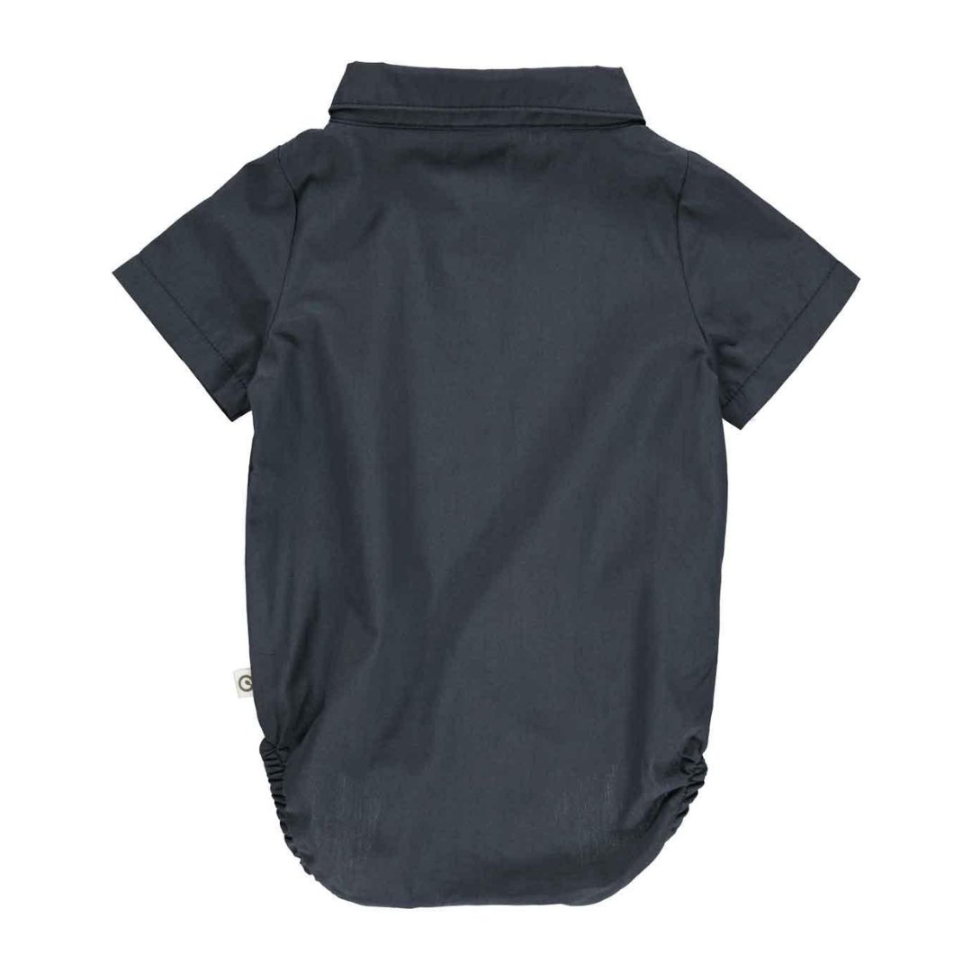 Müsli | Bodyskjorte Poplin s/s | Night Blue - Eli & Friends