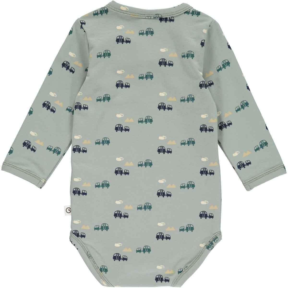 Müsli | Caravan l/s Body | Spa green / Night blue / Pin - Eli & Friends