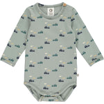 Müsli | Caravan l/s Body | Spa green / Night blue / Pin - Eli & Friends
