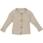 Müsli | Strikket Rib Cardigan Baby | Feather - Eli & Friends