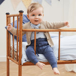 Müsli | Strikket Rib Cardigan Baby | Feather - Eli & Friends