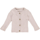 Müsli | Strikket Rib Cardigan Baby | Rose Moon - Eli & Friends