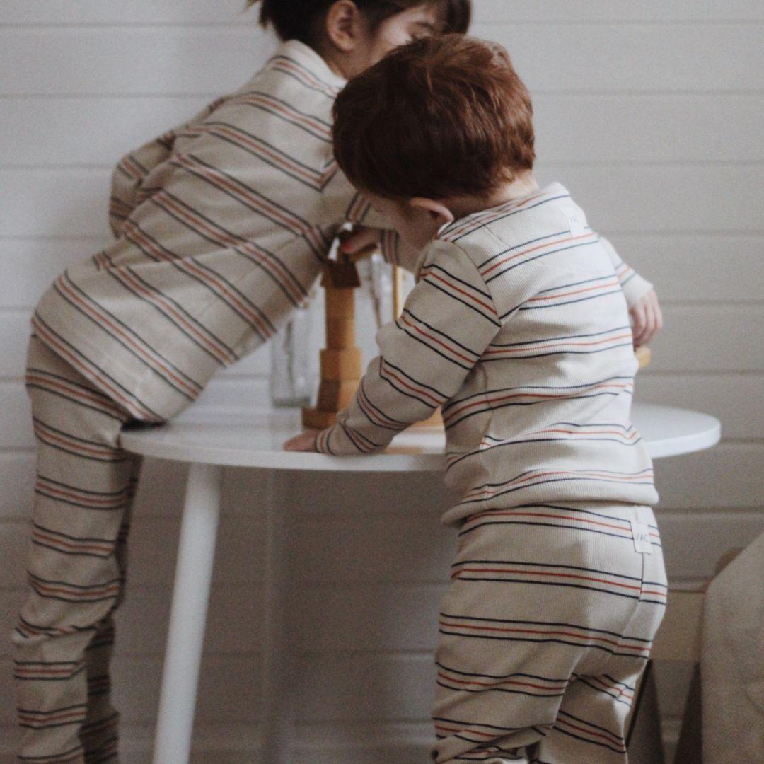 VACVAC Studio | Bluse Carly LS | Seed Pearl Stripes - Eli & Friends