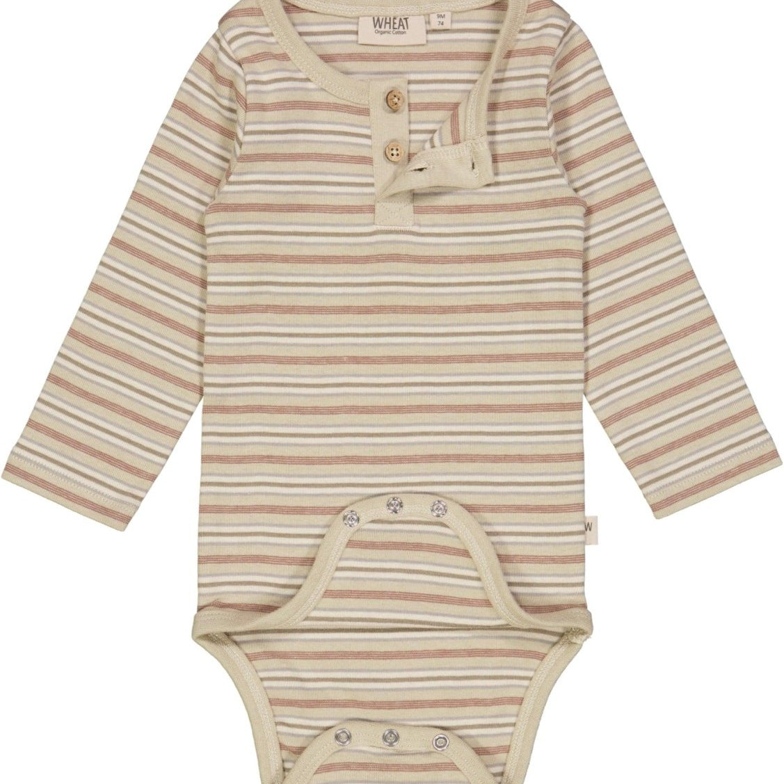 Wheat | Body Placket Edgeband | Dusty Stripe - Eli & Friends