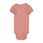 Wheat | Body Rib Lace SS | Old Rose - Eli & Friends