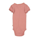 Wheat | Body Rib Lace SS | Old Rose - Eli & Friends