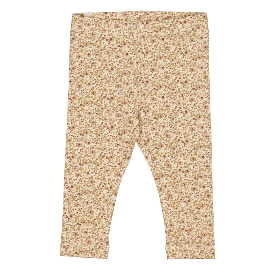 Wheat | Jersey Leggings | Eggshell Flowers - Eli & Friends