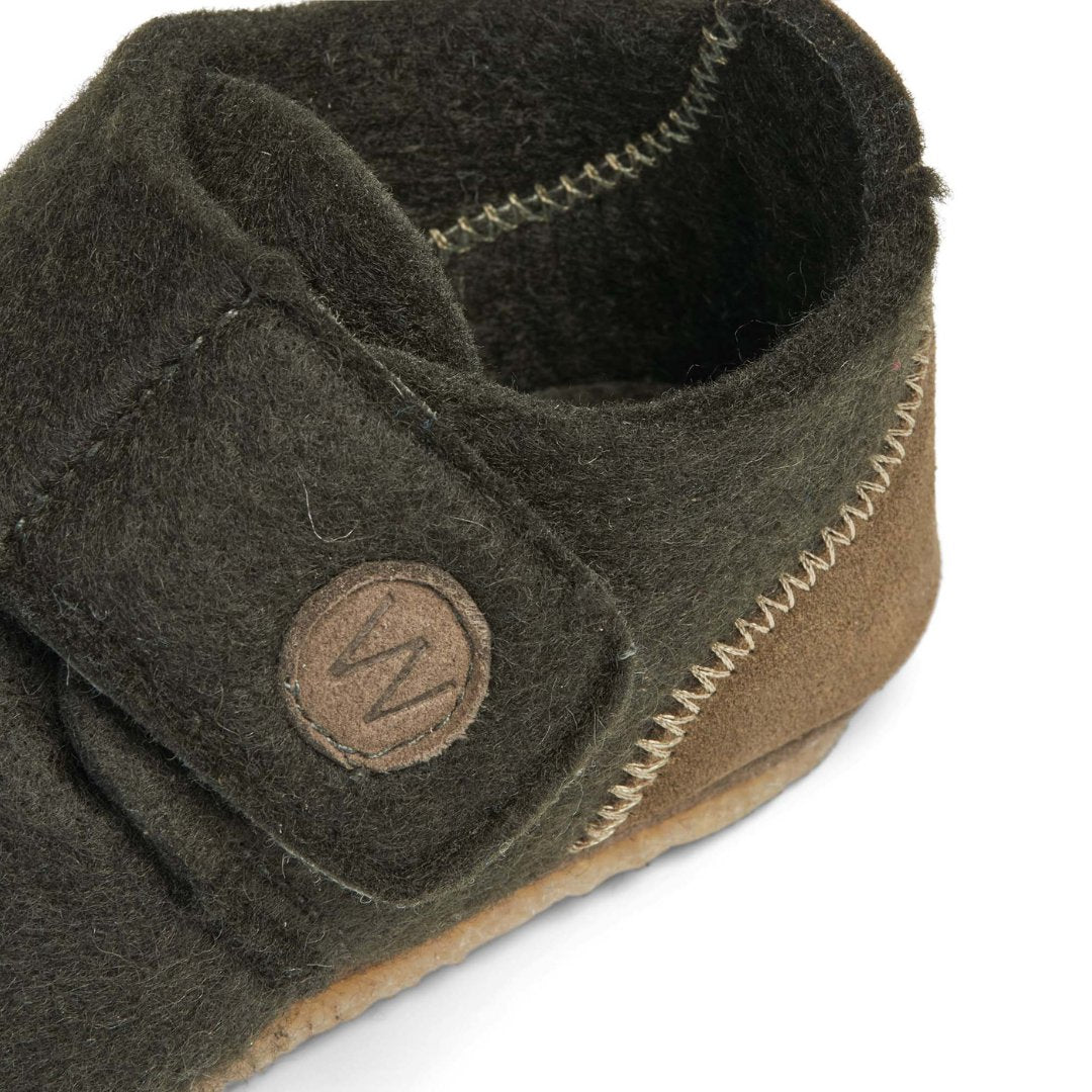 Wheat | Marlin Felt Hjemmesko | Olive - Eli & Friends