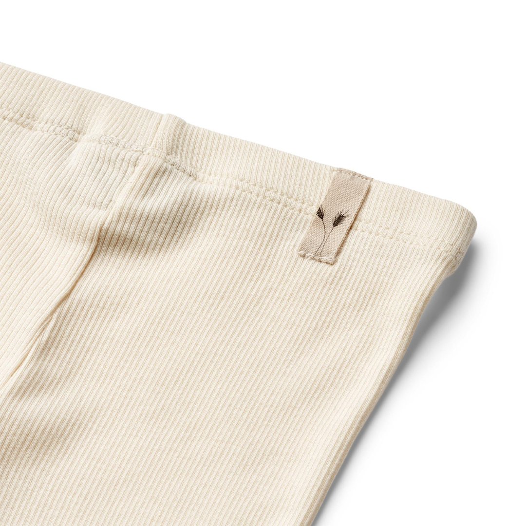 Wheat | Rib Leggings Maddy | Cream - Eli & Friends