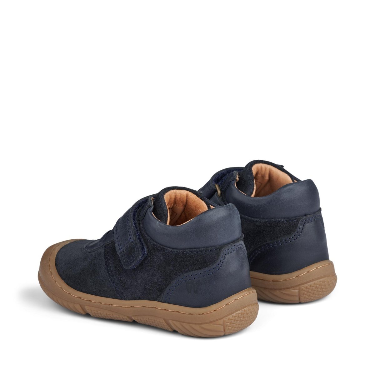 Wheat | Sko Kiwa Elastic | Navy - Eli & Friends