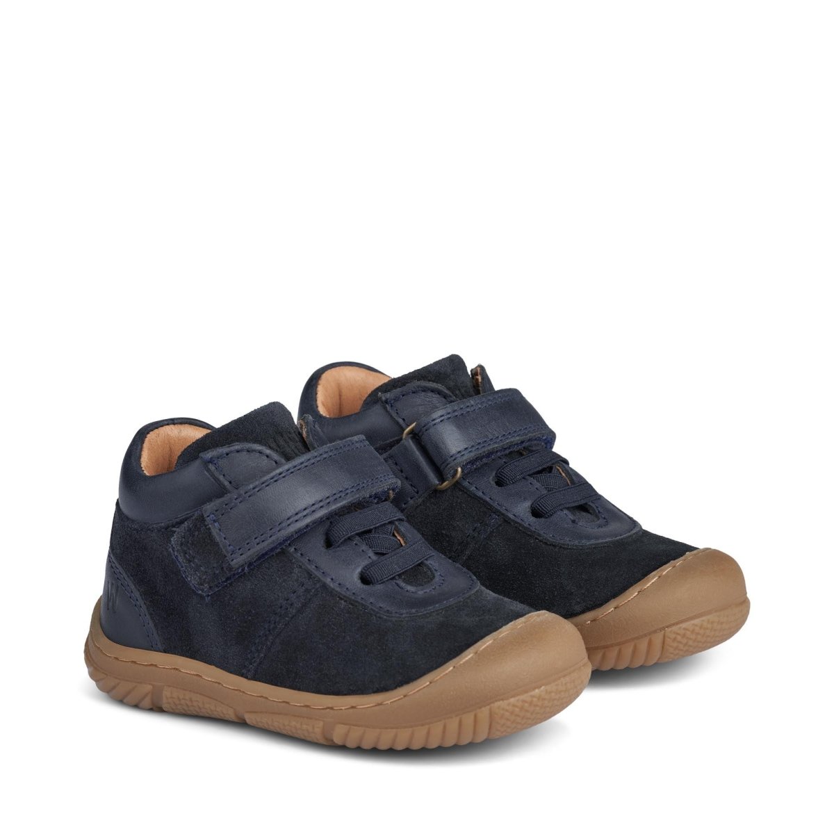 Wheat | Sko Kiwa Elastic | Navy - Eli & Friends