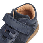Wheat | Sko Kiwa Elastic | Navy - Eli & Friends