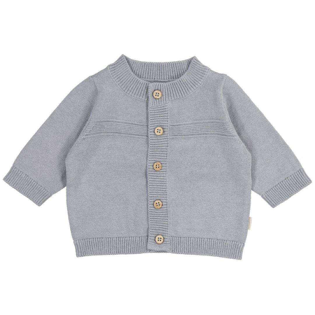 Wheat | Strik Cardigan Sofus | Cloudy Sky - Eli & Friends