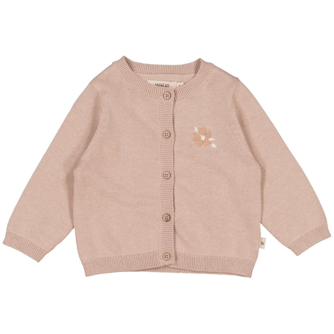 Wheat | Strik Cardigan Suzy | Pale Lilac - Eli & Friends