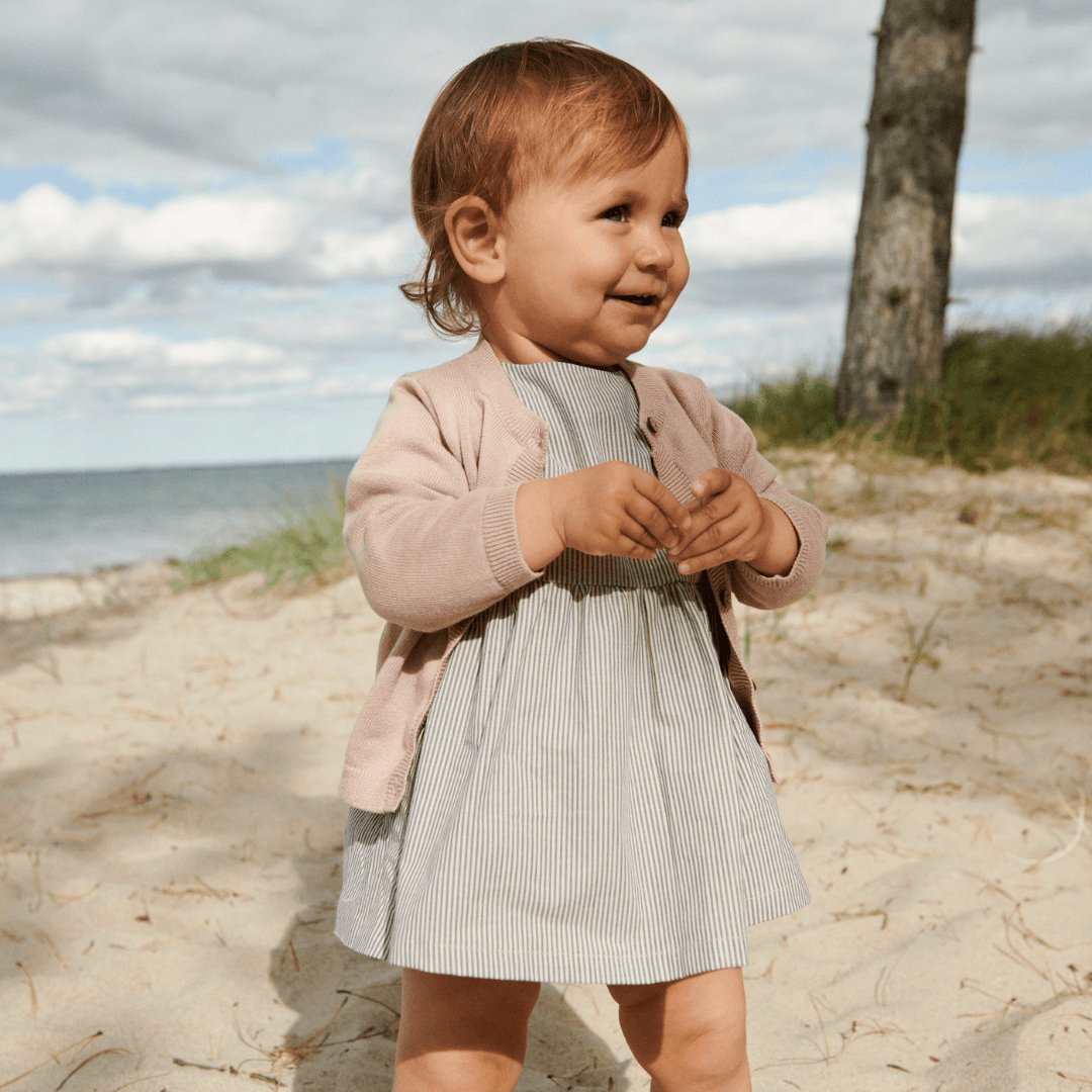 Wheat | Strik Cardigan Suzy | Pale Lilac - Eli & Friends