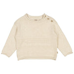 Wheat | Strik Pullover Gunnar | Cloud Melange - Eli & Friends