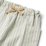 Wheat | Trousers Arne | Aquablue Stripe - Eli & Friends